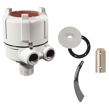 Binmaster BMRX Standard Rotary Level Indicator Kit with 6.4in paddle and side mount shaft coupler BMRX-GRSS-1-GRP-23